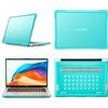 UFinetech Custodia per Huawei MateBook D14 2023 14 Pollici - Cover Protettiva Rigida Azzurro, Ultra-Sottile, Antishock, Antigraffio, Design Elegante con Ventilazione, Adatta per Uomini e Donne