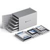 Yottamaster 5 Bay Alloggiamenti Tipo-C Enclosure Hard Disk Esterno 3.5 Alluminio Alloggiamento per 2.5/3.5 SATA Disco Rigido con Ventole da 80mm (5X18TB)