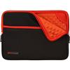 TECHGEAR Cover protettivo manicotto in neoprene Sottile con interno antiurto bolle per il Nuovo iPad 10.2, iPad Air 4, iPad 9.7, iPad Pro 11, iPad 10.5, Air 2, iPad 4 - Rosso