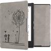 kwmobile Custodia eReader Compatibile con Kobo Aura H2O Edition 1 Cover - eBook Reader Flip Case - Cover eReader Magnetica Pelle PU Amore