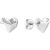 Calvin Klein Orecchini a Perno da Donna Collezione FACETED HEART a Forma di Cuore - 35000041