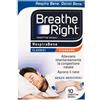 GLAXOSMITHKLINE C.HEALTH.SPA Breath Right Respirabene Cerottini Nasali Classici 10 Pezzi