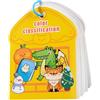 Luwecf Libro Adesivo per Giochi per Puzzle Fai -da -te per I Bambini E Le Attività di Toddlers, Colore, 15.8x19.7 Cm