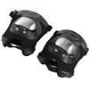 Yosoo 2 pezzi Ginocchiere protettive per moto in acciaio inox Motocross ATV Adulti Ginocchiere Parastinchi Set armature protettiveprotezioni ginocchia moto,paraginocchia moto,protezioni ginocchio moto,ginoc