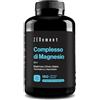 Zenement Complesso di Magnesio 5 in 1 - Bisglicinato, Citrato, Malato, Taurato e L-Ascorbato - Alta Biodisponibilità e Tollerabilità, senza Ossido di Magnesio - 360 mg per dose - 180 Capsule - Zenement