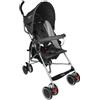 Aziamor Happy Passeggino Economico Ultra Leggero Da Viaggio Colore Nero Grigio