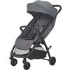 Aziamor Shuttle Passeggino Leggero 0-4 anni (22Kg) per Bambini Colore Grigio