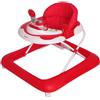 Aziamor Dodo New Girello Per Bambini Regolabile con Centro Attivita' Luci e Suoni Rosso