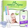 Easy@Home 50 Test Ovulazione e 20 Test Gravidanza, Aumenta le tue Probabilità di Rimanere Incinta, Altamente Preciso, Combinato con APP Premom Monitor Donna Fertilità