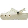 Crocs Classic Platform Clog W Zoccoli, Donna, Bone, 38/39 EU