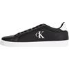 Calvin Klein Sneakers con Suola Preformata Uomo con Logo, Nero (CK Black/Bright White), 43