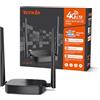Tenda 4G03 Pro Router 4G LTE Cat4 Wireless N300Mbps, Router WiFi con SIM, Ricarica con Power Bank, Due Antenne Esterne, Porta LAN/WAN, Modem 4G SIM, Senza Configurazione, Plug&Play
