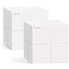 Tenda Nova MW6 WiFi Mesh, Dual Band AC1200 con Copertura Fino a 2-4 camere da letto, 2 Porte Gigabit Ethernet, Modalità Router e Access Point, Parental Control, Confezione da 2 Pezzi