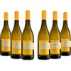Leonardo Da Vinci Vermentino Toscana IGT, Vino Bianco dal Gusto Limpido ed Equilibrato e Profumi Floreali, 12.5% Vol, Confezione con 6 Bottiglie da 750 ml