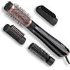 BaByliss Spazzola ad Aria AS126E da 1000W, 4 Accessori, Asciugatura e Styling dei Capelli, Funzione Ionica Anti-Crespo, 2 Temperature e Aria Fredda