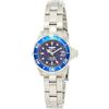 Invicta Pro Diver Orologio da Donna in acciaio inossidabile con movimento Quarzo - 24mm, Argento / Blu