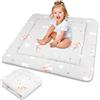 Totsy Baby Tappeto gioco bambini per gattonare 100x100cm - tappeti stanza per gattonamento bimbi tappetino neonato cameretta bambina e bambino 100 cm Coniglio