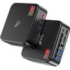 NiPoGi E3B Mini PC di ΑΜD Ryzen 5 7430U (Max 4.3GHz, 6C/12T, migliore di 5500U/5650U/5675U), 16GB RAM/512GB SSD, Mini Desktop Studio, WiFi 6/BT 5.2/4K Triplo Display/VESA Supportato