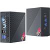 NiPoGi AM06Pro Mini PC Ryzen 7 5700U, 32GB (2 * 16GB) DDR4 512GB M.2 SSD Mini Computer Desktop WIN-11 PRO,WiFi 6/BT 5/Dual LAN, 4K@60Hz Triplo Display HDMI +DP+Type-C,Micro PC Educazione/Ufficio