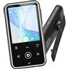 AGPTEK 64GB Lettore MP3 Bluetooth 5.3 con Clip, 1,8 Pollici Lettore Musica Sport HiFi con Riconnessione Bluetooth, Pulsante Volume, Radio FM/Podometro, Ultra-leggero 36g, Mini Lettore per Corsa