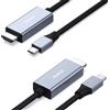 BENFEI Cavo USB C a HDMI 1,8m (4K@60Hz, 2k@144HZ), 2 Confezioni Cavo USB Tipo C a HDMI [Compatibile Thunderbolt 3/4] per iPhone 15 Pro/Max MacBook Pro/Air 2023 iPad Pro iMac S23 XPS 17 e altro
