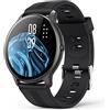 AGPTEK LW11 Smartwatch Uomo Orologio Fitness con 1.3" Full Touch, Impermeabile IP68, Cardiofrequenzimetro da Polso, Activity Tracker Sportivi Contapassi Controllo Musica Cronometro per Android iOS