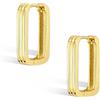 Alexcraft - Orecchini in argento 925 da donna, piccoli, a cerchio, ipoallergenici, M-L, Argento