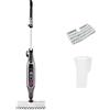 Shark Automatic Klik n' Flip Steam Mop, Scopa a Vapore Intelligente, Cavo 6 m, 2 Panni Lavabili, Serbatoio Capacità di 375 ml, Riscaldamento in 30 Secondi, Bordeaux/Grigio, S6003EU