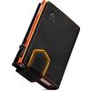 LORZOR® Portafoglio Uomo Slim vera Pelle, Porta Carte di Credito con Protezione RFID & Portamonete, Portacarte Uomo Pop-up Contenere 10 Carte, Porta Tessere Tascabile, Magnetica