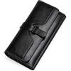SENDEFN Portafoglio Da Donna in Vera Pelle Con Blocco Rfid, Borsa Lunga Da Donna Con Scomparti Multipli Per Carte E Scomparto Con Cerniera