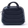 R.Leone Valigia da 1 pezzo Fino a Set 4 Trolley Rigido grande, medio, bagaglio a mano e beauty case 4 ruote in ABS 2026 (Nero, XS Beauty case)