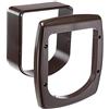 Ferplast Estensione per portina per Gatti Gattaiola con Microchip Porta Basculante Swing Microchip Extension, 22,5 x 16,2 x h 25,2 cm - profondità 5 cm, Marrone