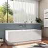 DEGHI Vasca da bagno reversibile 170 x 70 cm in acrilico 3 lati - Zelta