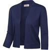 GRACE KARIN Bolero Estivo Cardigan Corto Coprispalle da Donna Estivo per Feste Color Albicocca XXL