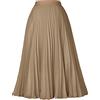 GRACE KARIN Gonna Gonna a Pieghe Elegante da Donna Gonna Lunga a Pieghe da Donna Gonna Estiva a Trapezio XL cl2473-19/Khaki