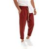 Giosal Pantalone Uomo Elastico Lino Tinta Unita Cavallo Basso Casual Vari Colori (Beige, XL)