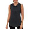Gyabnw T-Shirt Sportiva da Donna Maglietta Sportiva Donna Smanicata con Cappuccio Traspirante Top Fitness Yoga Corsa Danza