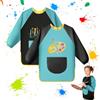 OSDUE Grembiule da Pittura, 2 Pezzi Grembiule Pittura Bambini, con Maniche e Tasche, Grembiule da Pittura Bambini Impermeabile Scuola, Grembiule da Gioco Pittura, per Ragazze Ragazzi 7 a 12 anni