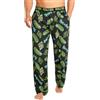 RICK AND MORTY Pantaloni Pigiama Uomo - Pantaloni Lunghi Uomo Taglie Forti S-3XL Gadget Originali per Uomini e Ragazzi (Nero/Verde, 3XL)