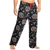 Stranger Things Pantaloni Pigiama Uomo - Pantaloni Cotone 100% S-3XL - Pigiama Official Gadget Regalo (Nero, XL)