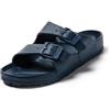 JOMIX Ciabatte Donna Estive Comode Pantofole Ragazza Gomma Casa Mare Piscina Spiaggia SD8070 (navy, 36)