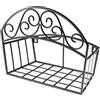 Liberty Garden 241 - Mensola decorativa da giardino con gancio per tubo flessibile, 14 x 6,7 x 11,5 cm, colore: Nero
