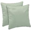 Giovanni Dolcinotti MADE IN ITALY Giovanni Dolcinotti | Set 2 Federe Cuscini Divano 40x40 - Copricuscini Decorativi - 100% Cotone Effetto Seta - Fodere con Cerniera Nascosta - Bamboo - Modello Atlanta