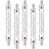 LEDLOCLB Lampadina Alogena R7S 78mm/118mm Dimmerabile, Bianco Caldo 2700k, 100W 150W Lampadina Alogena R7S Proiettore Alogeno Lineare A Doppia Estremità Tipo J 5 Pezzi,118 Mm,150W -3 Pezzi