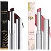 EONFAVE Honey Lipstick,Black & Pink Honey Lipstick,Rossetto nero, idratante e idratante, rossetto nutriente, balsamo per labbra secche, labbra screpolate