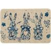 Artoid Mode Blu Porcellana Legno Carota Coniglio Coniglio Pasqua Moquette Decorazione Della Casa Cucina Tappeto Tappeto Per Interni Arredamento Esterno 40x60 cm