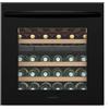 Klarstein Vinsider 30 Uno Cantinetta Vino Doppia Temperatura - 30 Bottiglie, 2 Zone, LED, UV, Ripiani in Legno, Silenziosa, Da Incasso, Frigo Vino, Porta in Vetro Nera