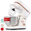 Klarstein Planetaria Professionale, Impastatrice Planetaria 5 Litri con Ciotola, Impastatrice Planetaria Professionale 1800W per Pizza e Dolci a 6 Velocità, Impastatrice Pane con Gancio e Frusta