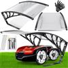 KESSER® Tettoia per Tosaerba robotizzato Copertura per Tosaerba pensilina per Robot tagliaerba tettuccio da Giardino per tagliaerba Tosaerba Resistente alle intemperie Garage, Trasparente