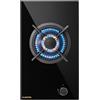 Klarstein Piano Cottura 1 Fuochi, per Fornelli a Gas, Integrato 3400W in Vetro e Acciaio Inossidabile Piano Cottura 1 Fuoco Gas GPL